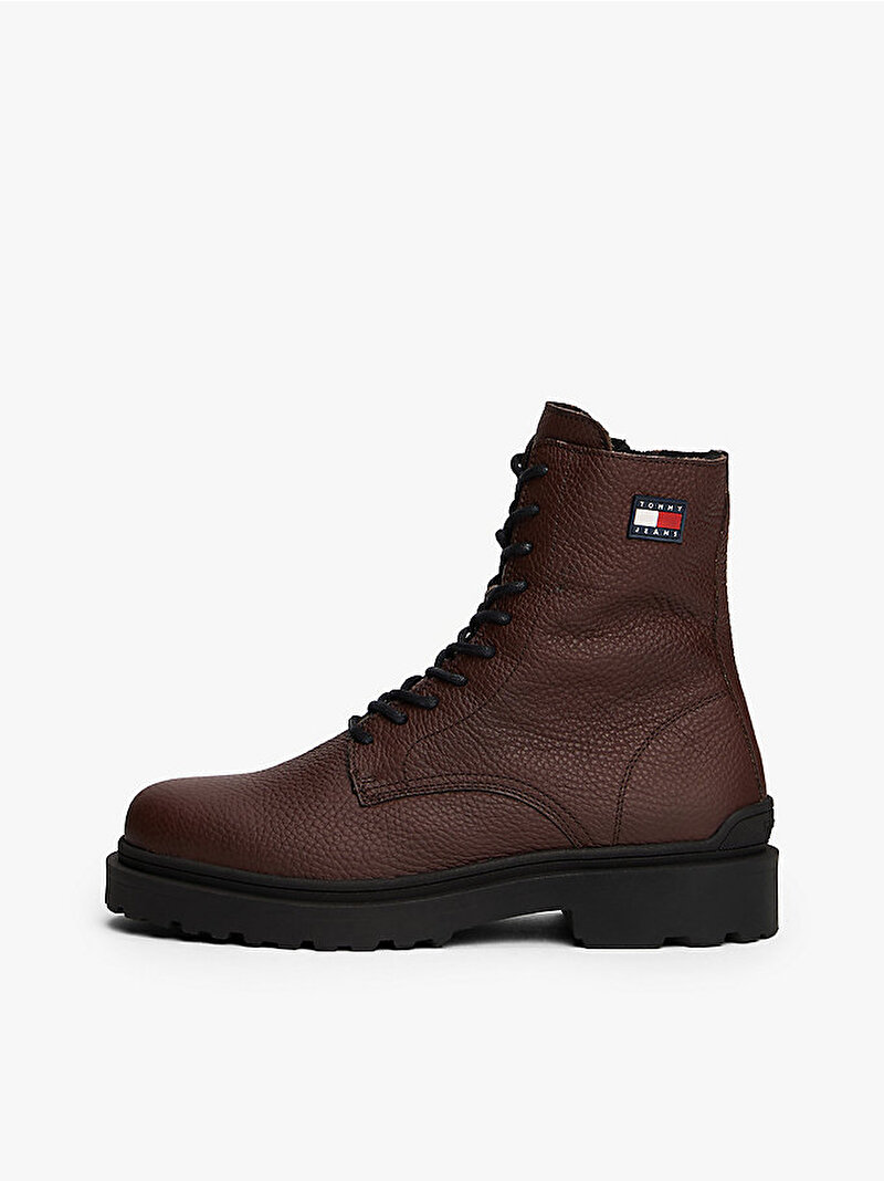 Erkek TJM Lace Up Tumbled Bot Kahverengi EM0EM01631GV0