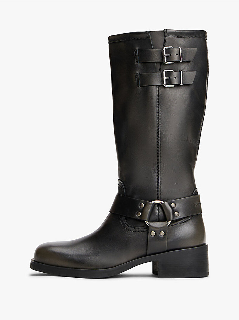 Kadın TJW Biker Bot Siyah EN0EN02850BDS