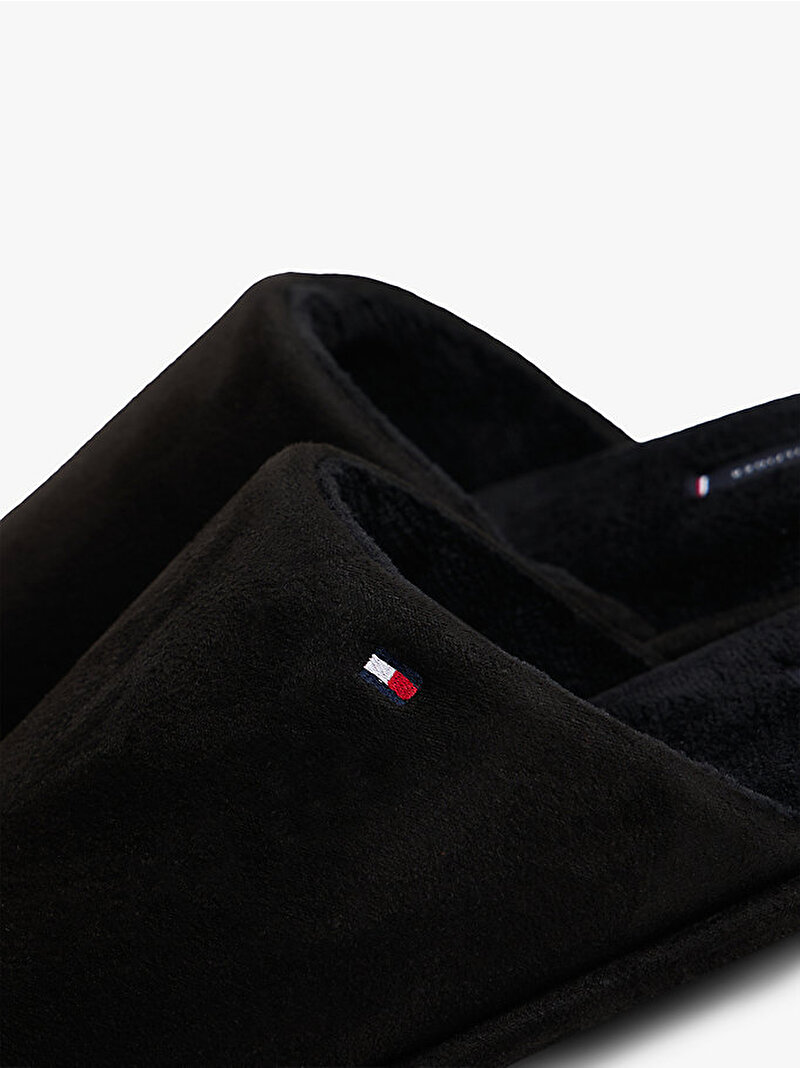 Erkek Core Hilfiger Flag Ev Terliği Siyah FM0FM05565BDS