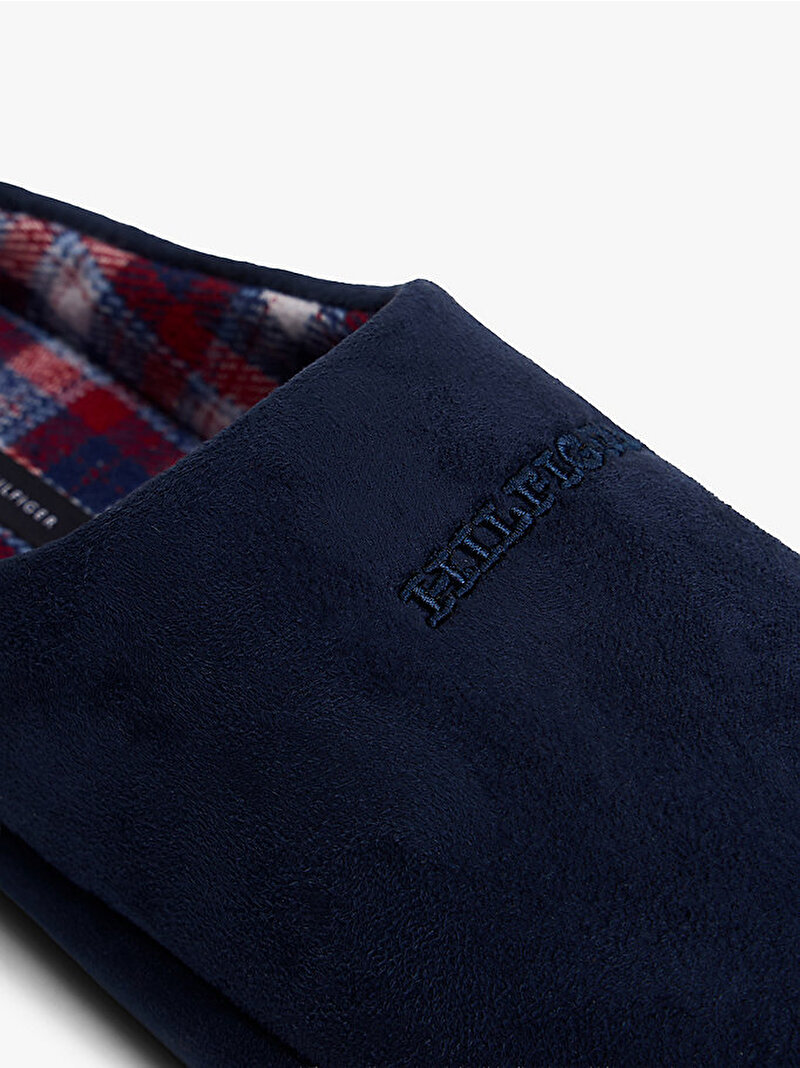 Erkek Hilfiger Check Ev Terliği Lacivert FM0FM05615DW5