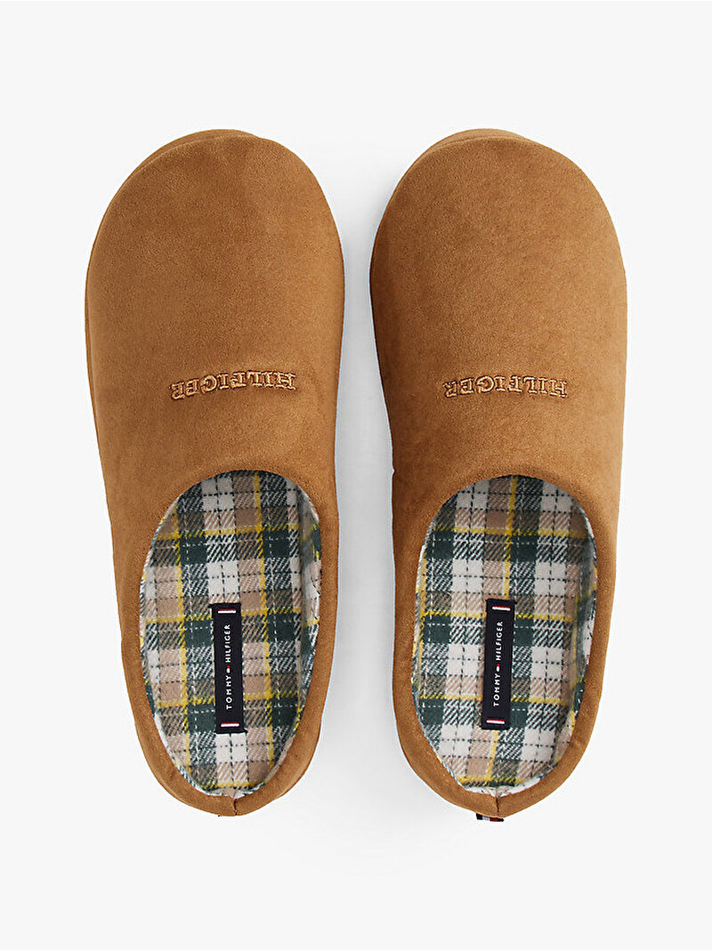 Erkek Hilfiger Check Ev Terliği Bej  FM0FM05615GWJ