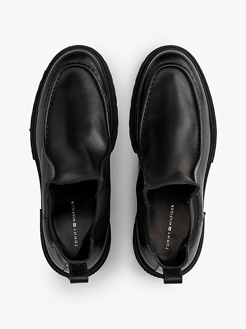 Erkek TH Chunky Dress Casual Bot Siyah FM0FM05763BDS