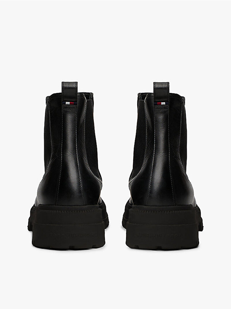 Erkek TH Chunky Dress Casual Bot Siyah FM0FM05763BDS