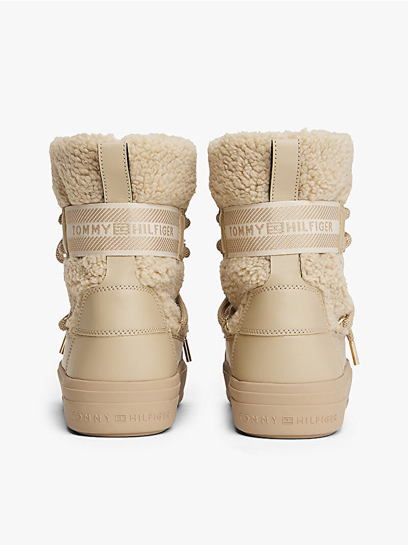 Kadın Fauux Shearling Kar Botu Bej  FW0FW08788RBT