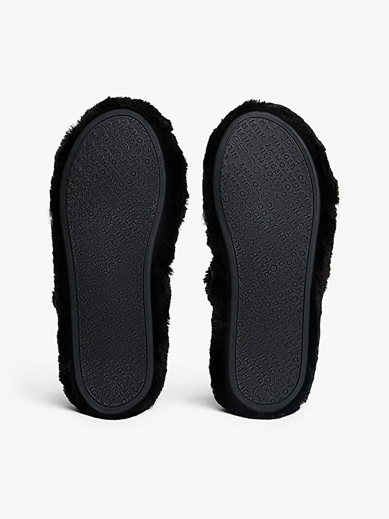 Kadın Hilfiger Fur Ev Terliği Siyah FW0FW08854BDS