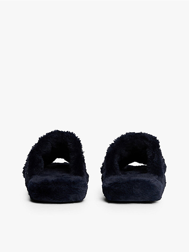 Kadın Hilfiger Fur Ev Terliği Lacivert FW0FW08854DW6