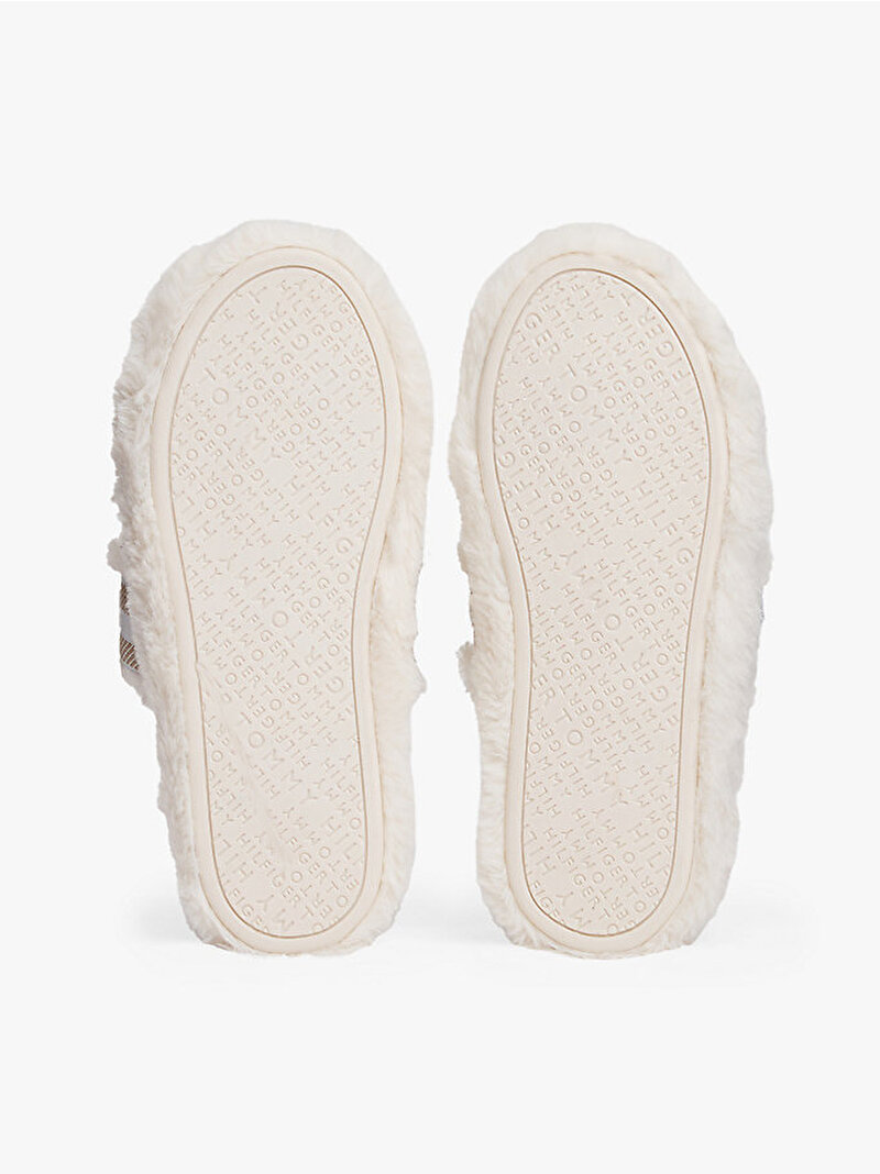 Kadın Hilfiger Fur Ev Terliği Beyaz  FW0FW08854YBH