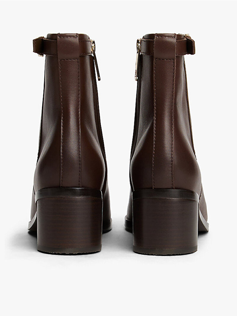 Kadın TH Buckle Riding Mid Bot Kahverengi FW0FW08859GV0