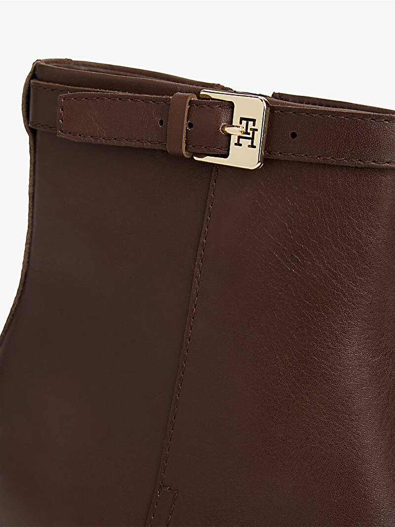 Kadın TH Buckle Riding Mid Bot Kahverengi FW0FW08859GV0