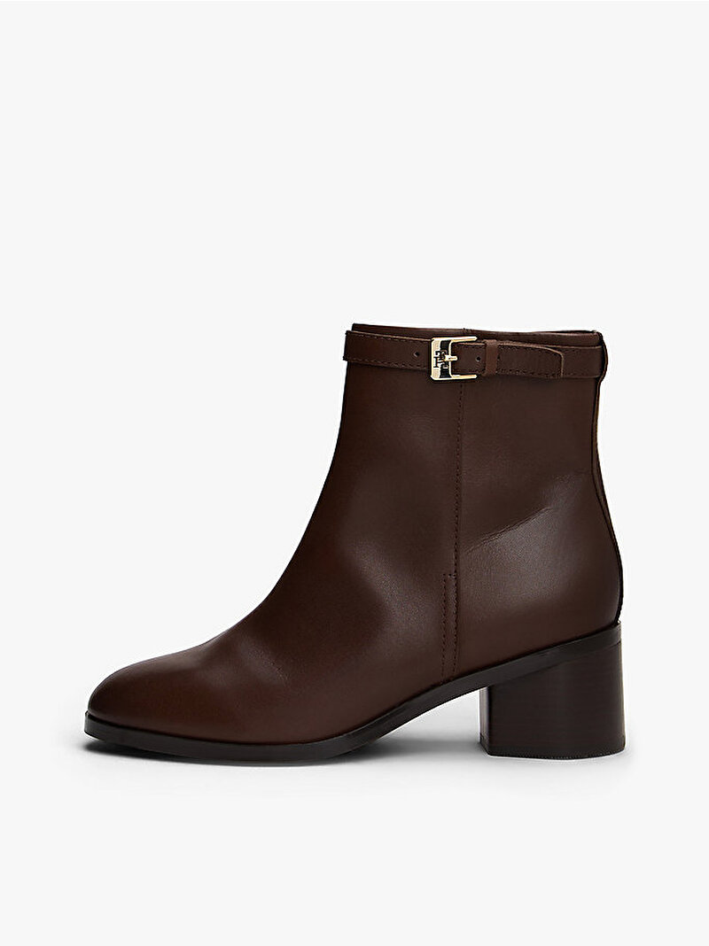 Kadın TH Buckle Riding Mid Bot Kahverengi FW0FW08859GV0