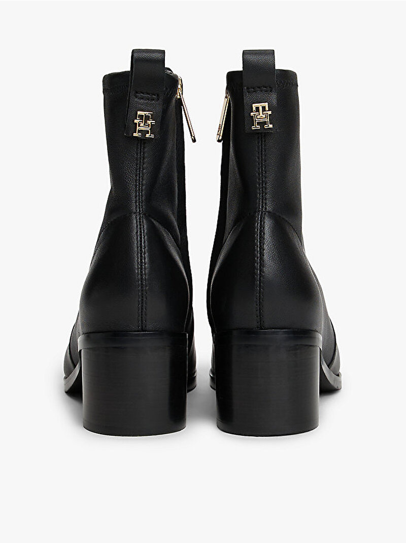 Kadın TH Stretch Leather Bot Siyah FW0FW08860BDS
