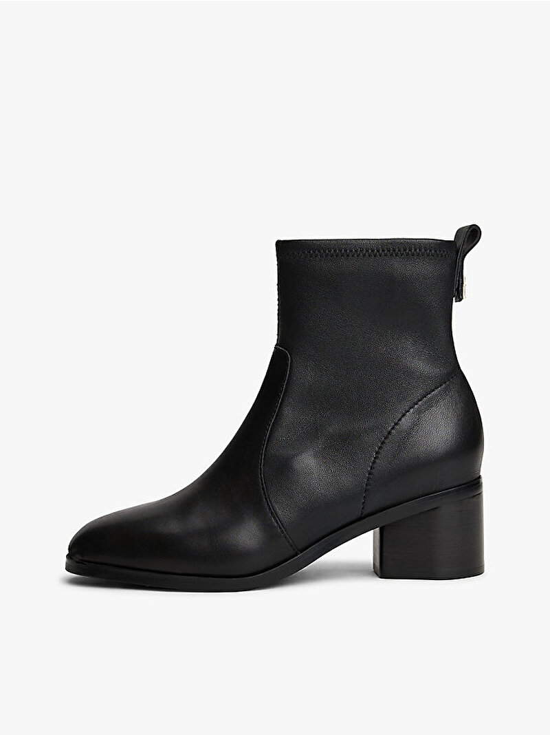 Kadın TH Stretch Leather Bot Siyah FW0FW08860BDS