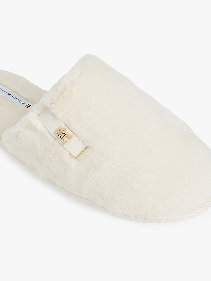 Kadın TH Suni Kürk Ev Terliği Beyaz  FW0FW09061YBH