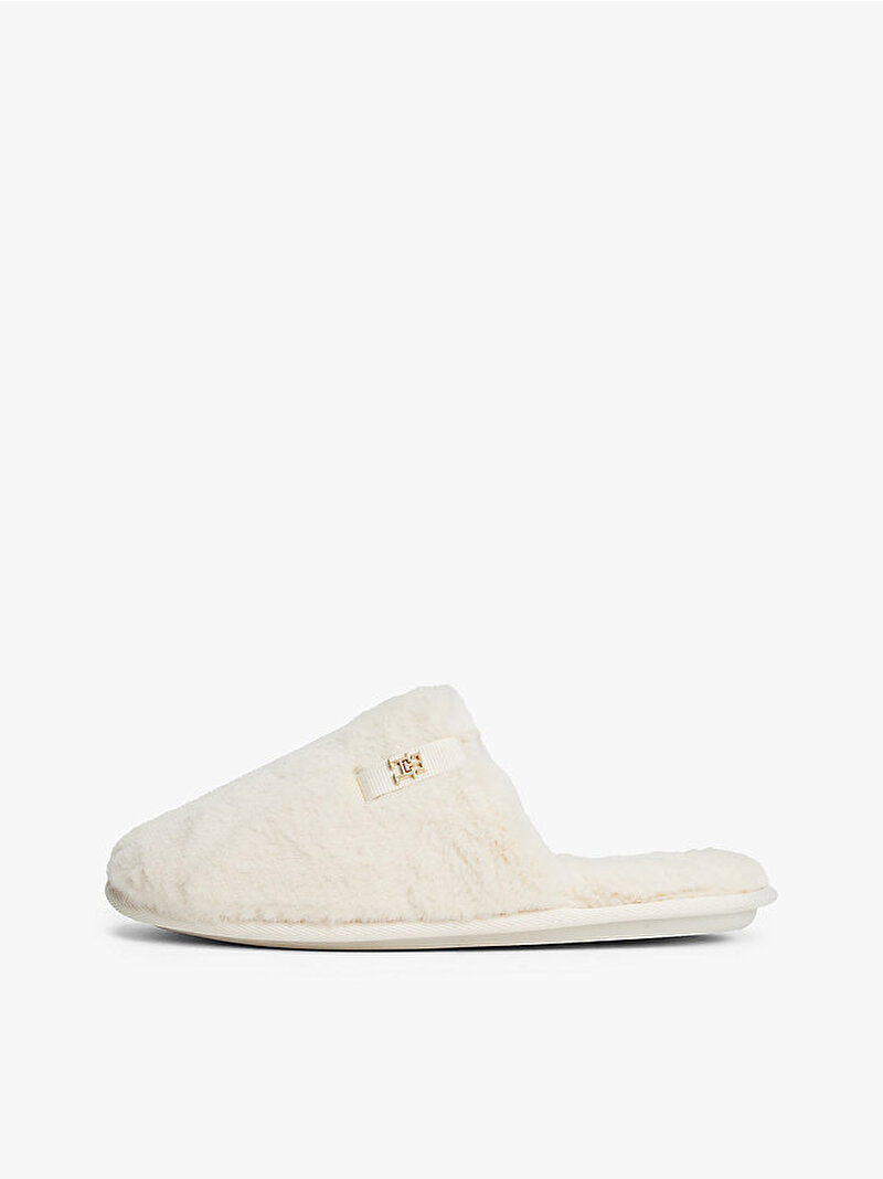 Kadın TH Suni Kürk Ev Terliği Beyaz  FW0FW09061YBH