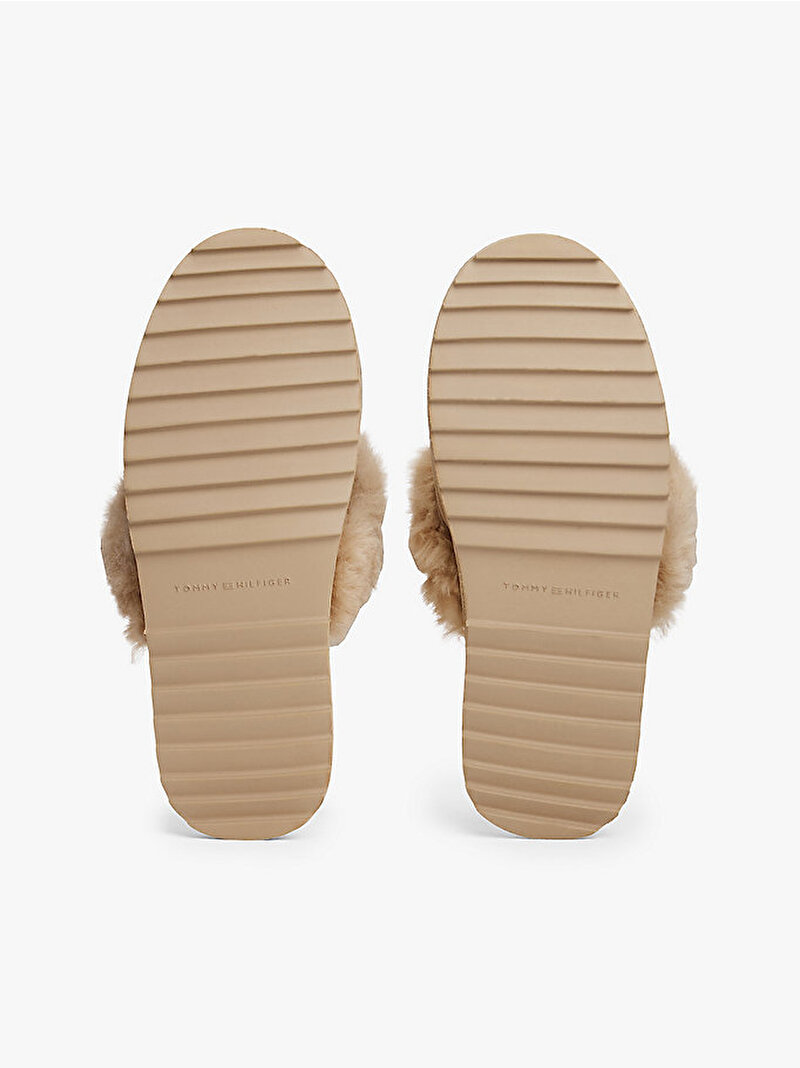 Kadın TH Shearling Ev Terliği Bej  FW0FW09063ACC