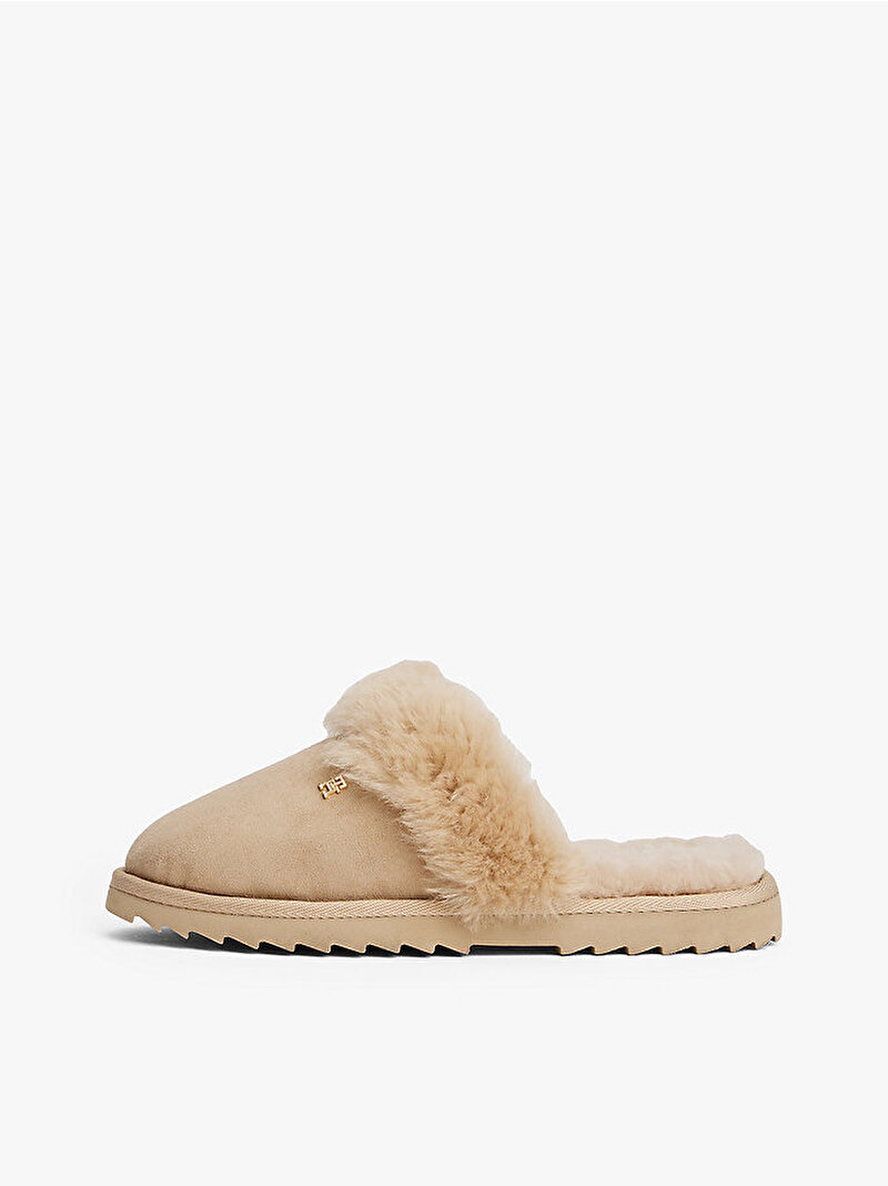 Kadın TH Shearling Ev Terliği Bej  FW0FW09063ACC