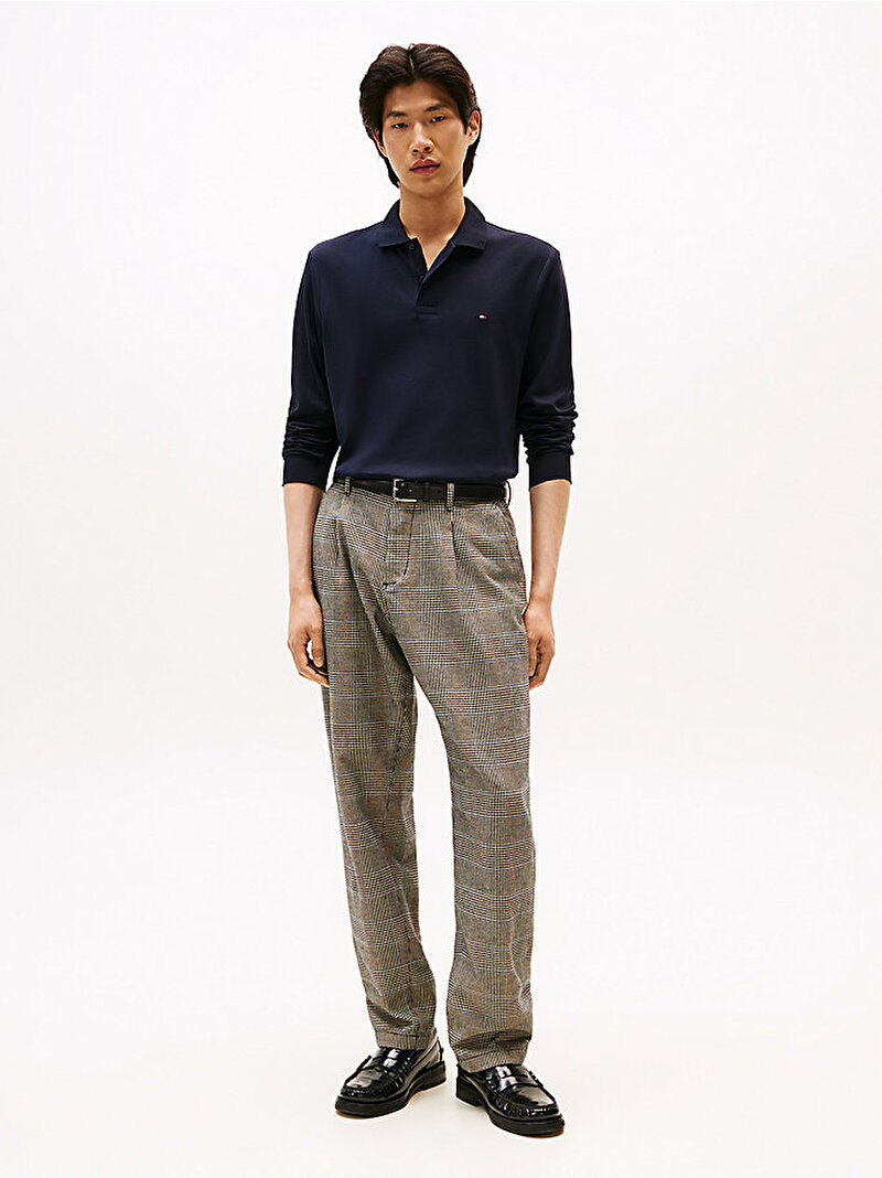 Erkek Liquid Cotton Polo T-shirt Lacivert MW0MW37317DW5