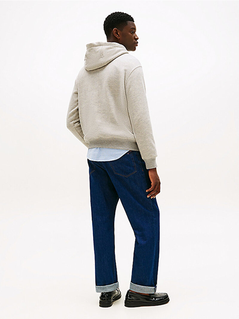 Erkek Crest Graphic Hoodie Gri MW0MW40046P97