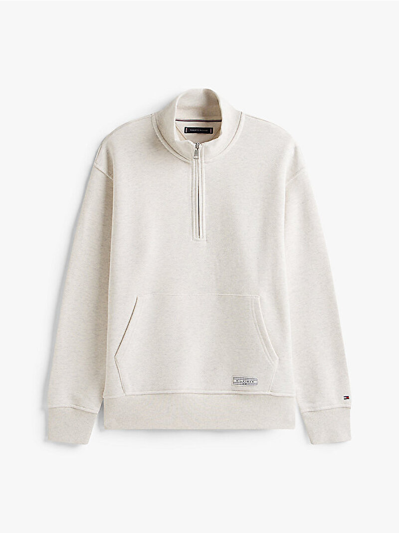 Erkek Premium Essential Sweatshirt Bej  MW0MW40080AFL