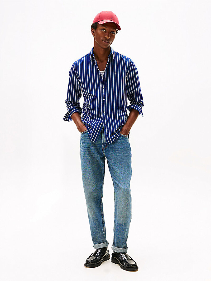 Erkek Heritage Oxford Gömlek Mavi  MW0MW404640A4