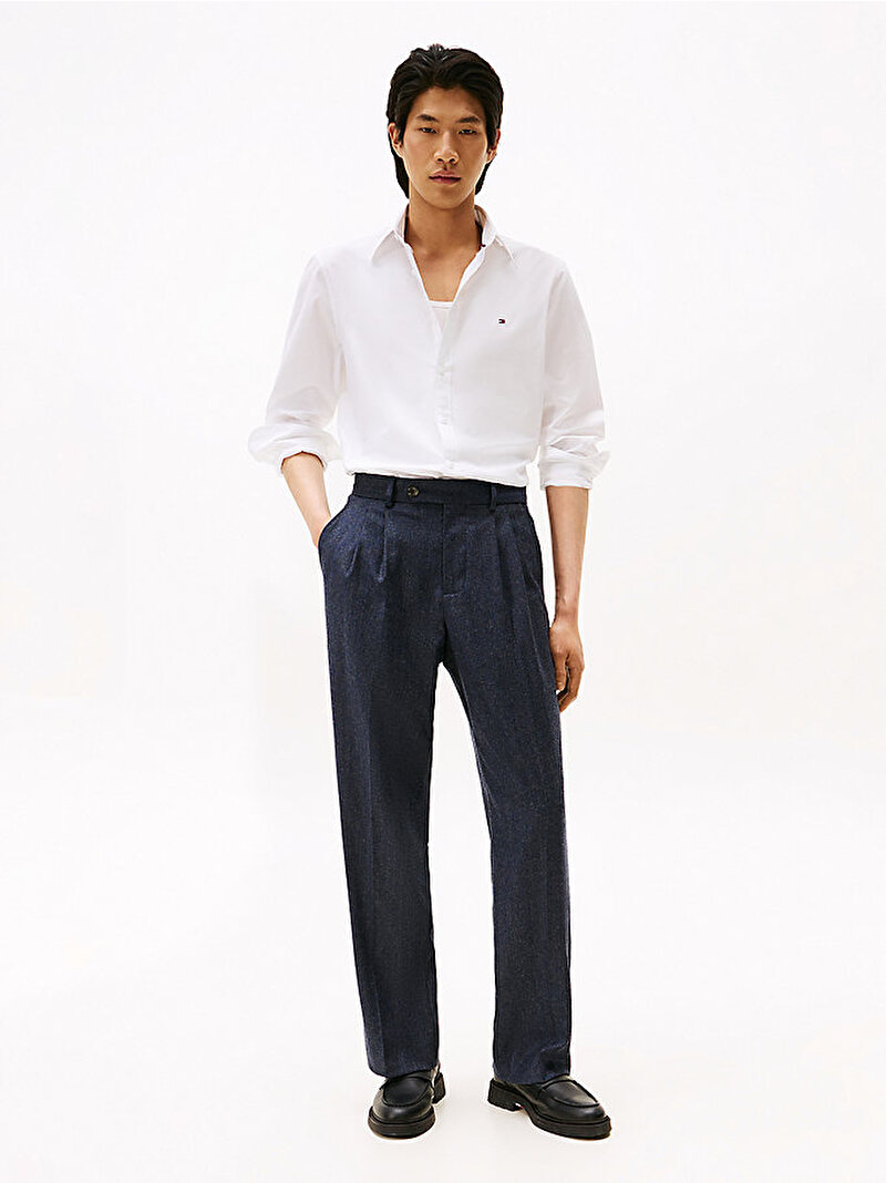 Erkek Poplin Gömlek Beyaz  MW0MW40518YAF