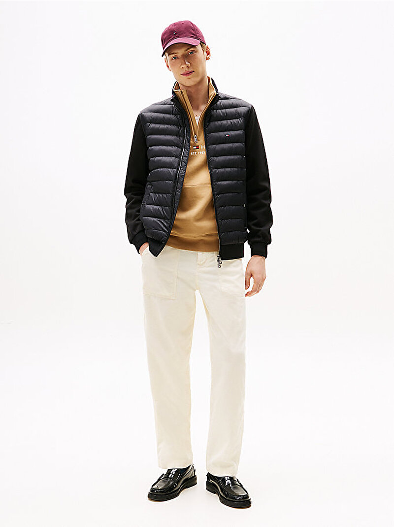 Erkek Mix Media Essential Sweatshirt Siyah MW0MW41329BDS