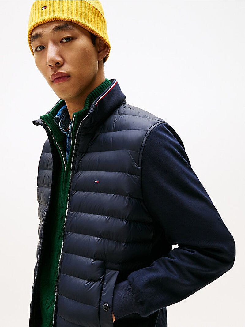 Erkek Mix Media Essential Sweatshirt Lacivert MW0MW41329DW5