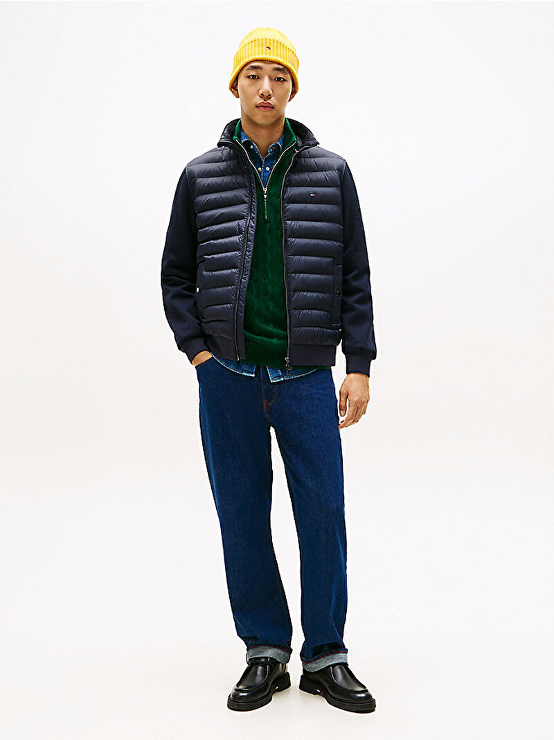 Erkek Mix Media Essential Sweatshirt Lacivert MW0MW41329DW5