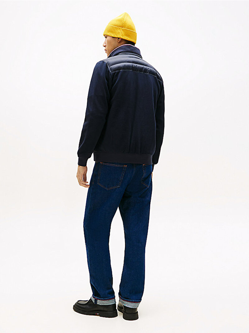 Erkek Mix Media Essential Sweatshirt Lacivert MW0MW41329DW5