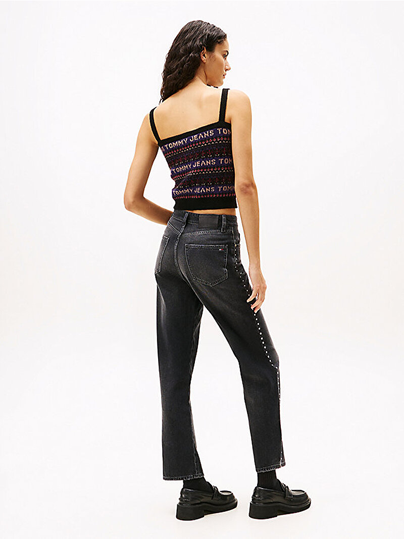 Kadın Layla Slim Jean Pantolon Siyah DW0DW215151BZ