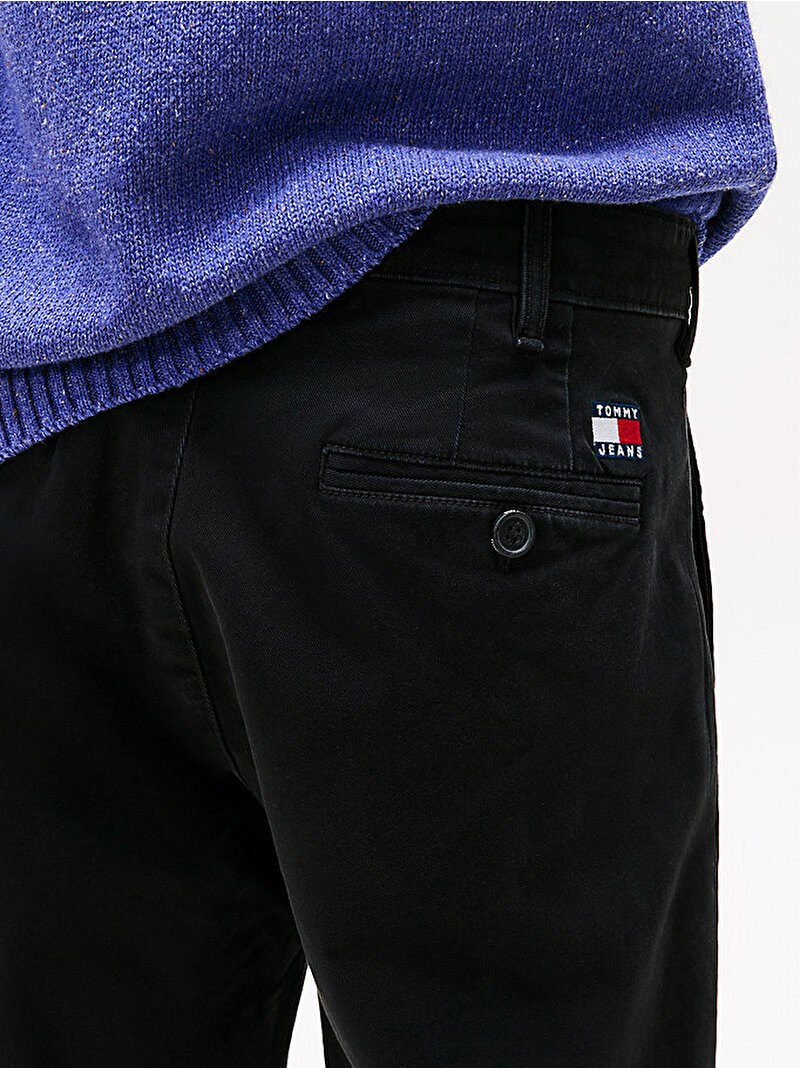 Erkek TJM Otis Cotton Pantolon Siyah DM0DM22008BDS