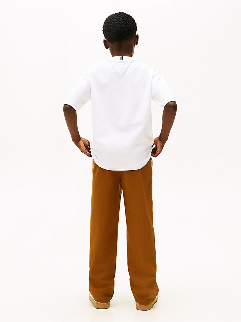 Erkek Çocuk Tommy 1985 Graphic T-shirt Beyaz  KB0KB10087YBR