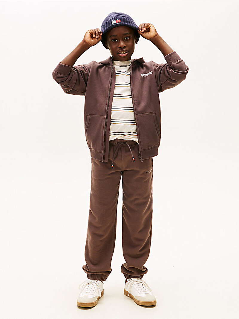 Çocuk Unisex Mini Corp Eşofman Altı Kahverengi KS0KS00662GW1