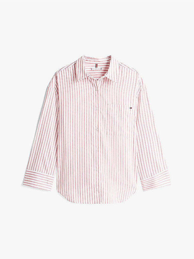 Kadın New Poplin Modern Gömlek Kırmızı WW0WW465990EZ