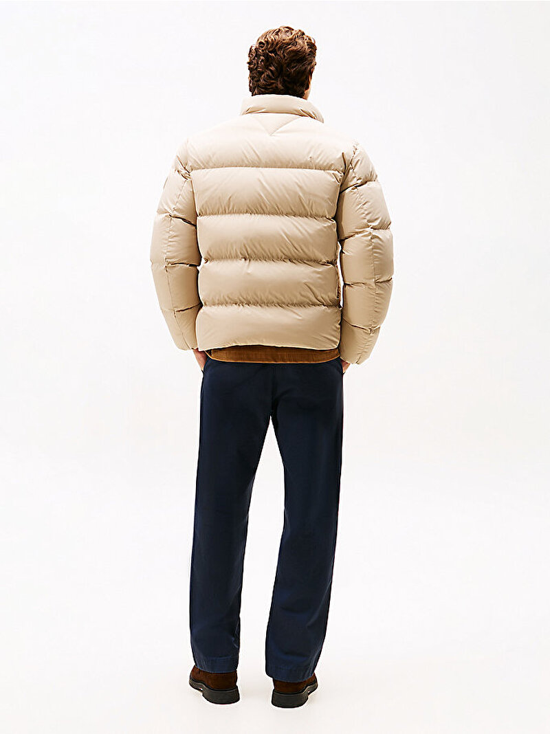 Erkek Down Stand Puffer Mont Bej  MW0MW40615RBT