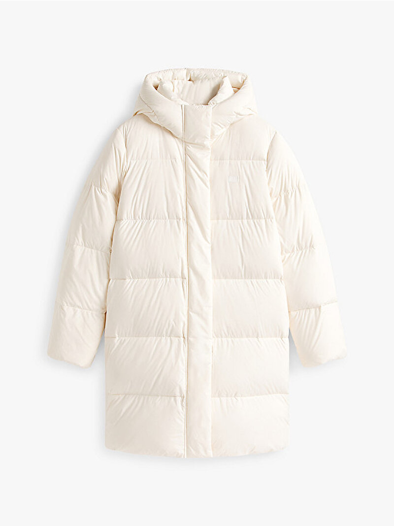 Kadın Modern Down Regular Puffer Mont Beyaz  WW0WW46535YA8