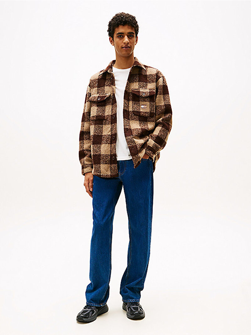 Erkek TJM Check Overshirt Gömlek Çok renkli DM0DM22013GS7