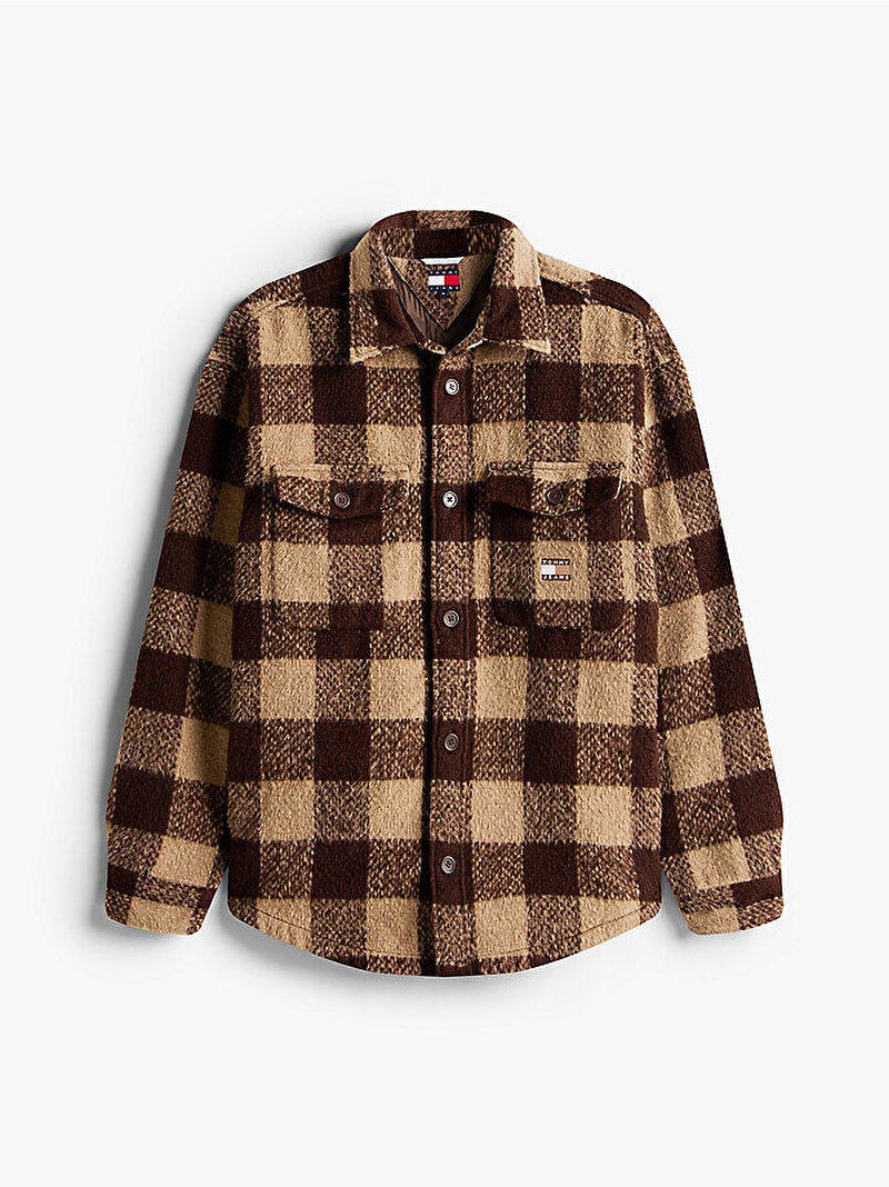 Erkek TJM Check Overshirt Gömlek Çok renkli DM0DM22013GS7