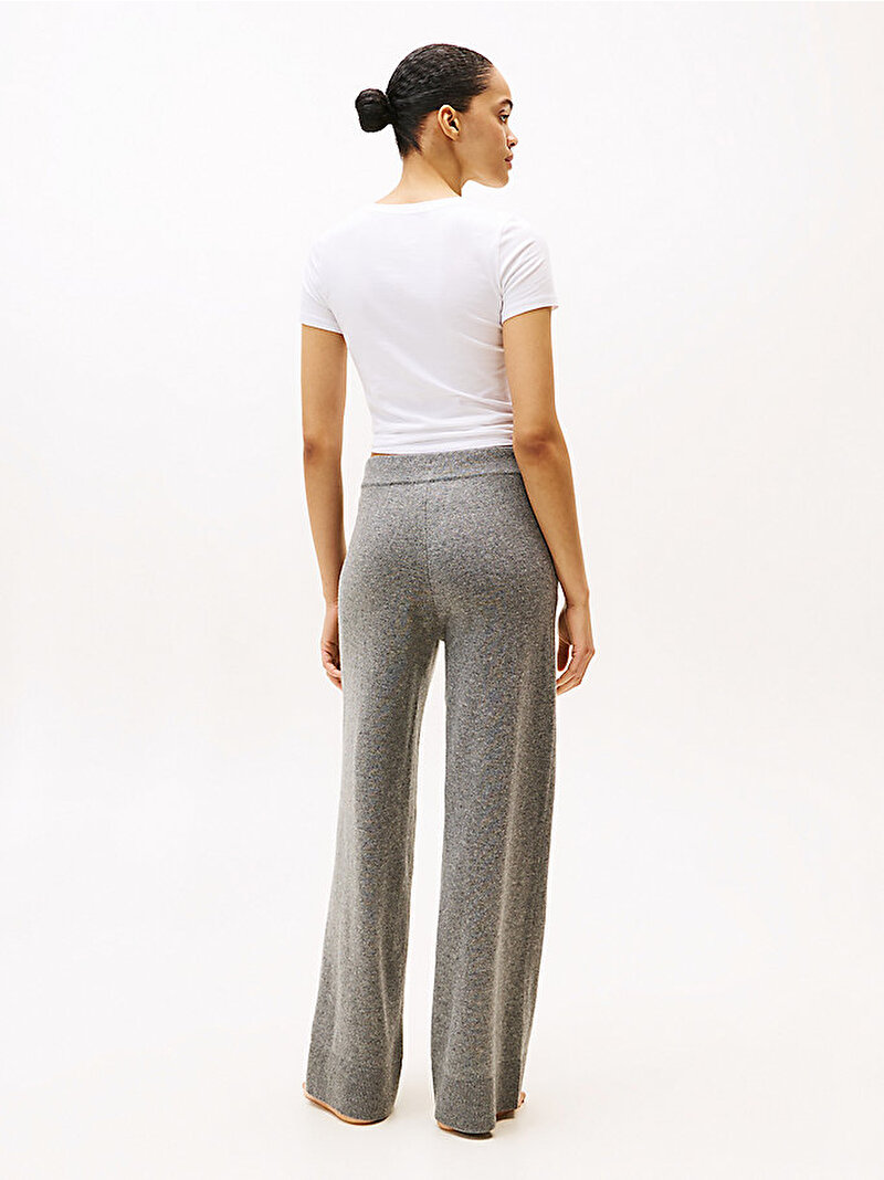 Kadın Knit Wide Leg Pijama Altı Gri UW0UW06088P4A