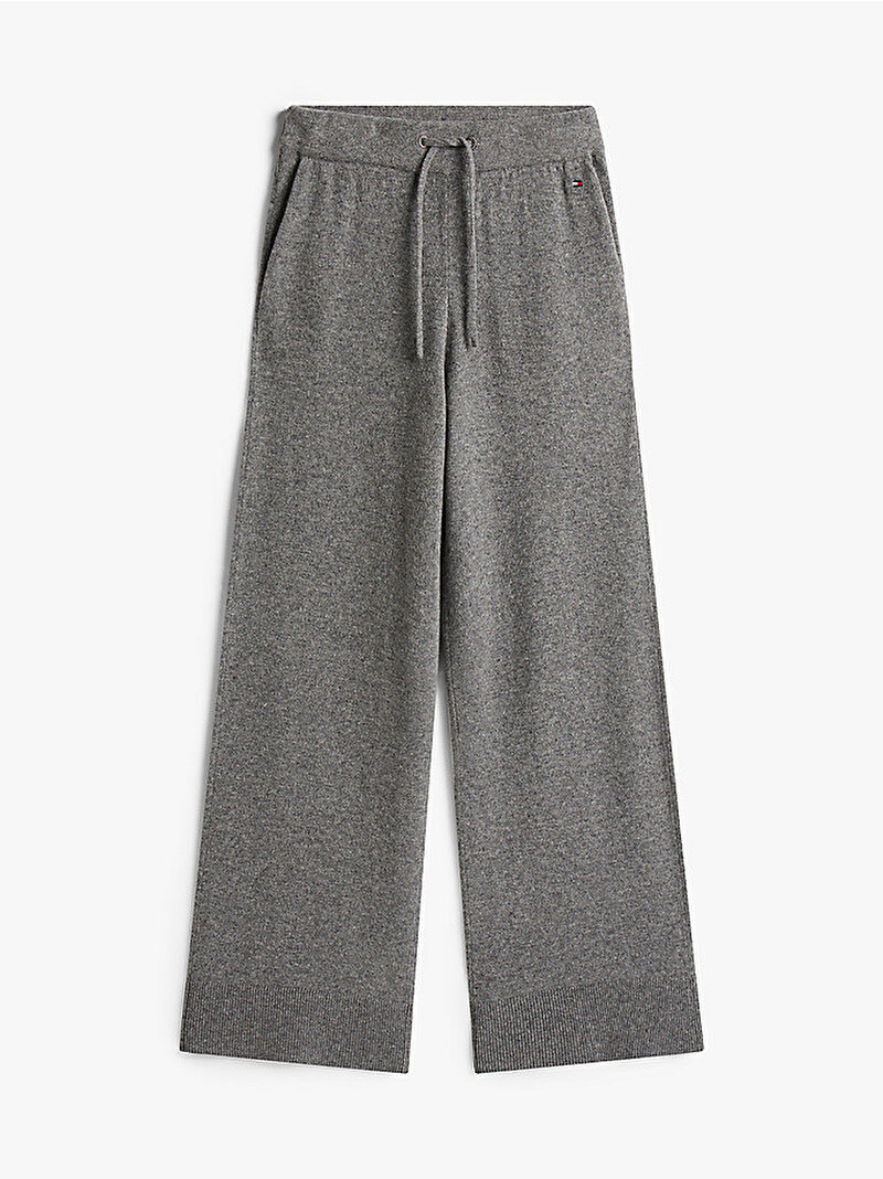 Kadın Knit Wide Leg Pijama Altı Gri UW0UW06088P4A