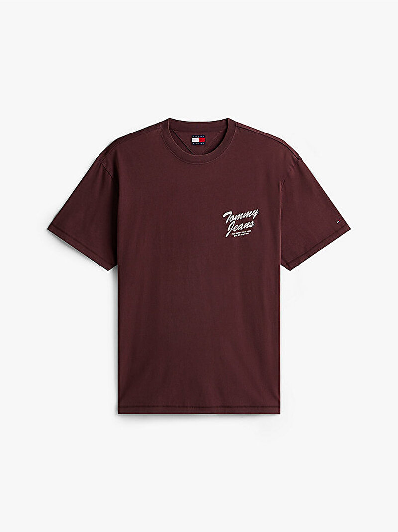 Erkek TJM Relax Novelty T-shirt Kahverengi DM0DM22060GS7