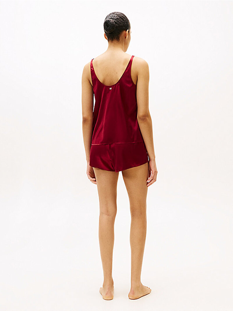 Kadın Silk Pijama Seti Kırmızı UW0UW06083XJS