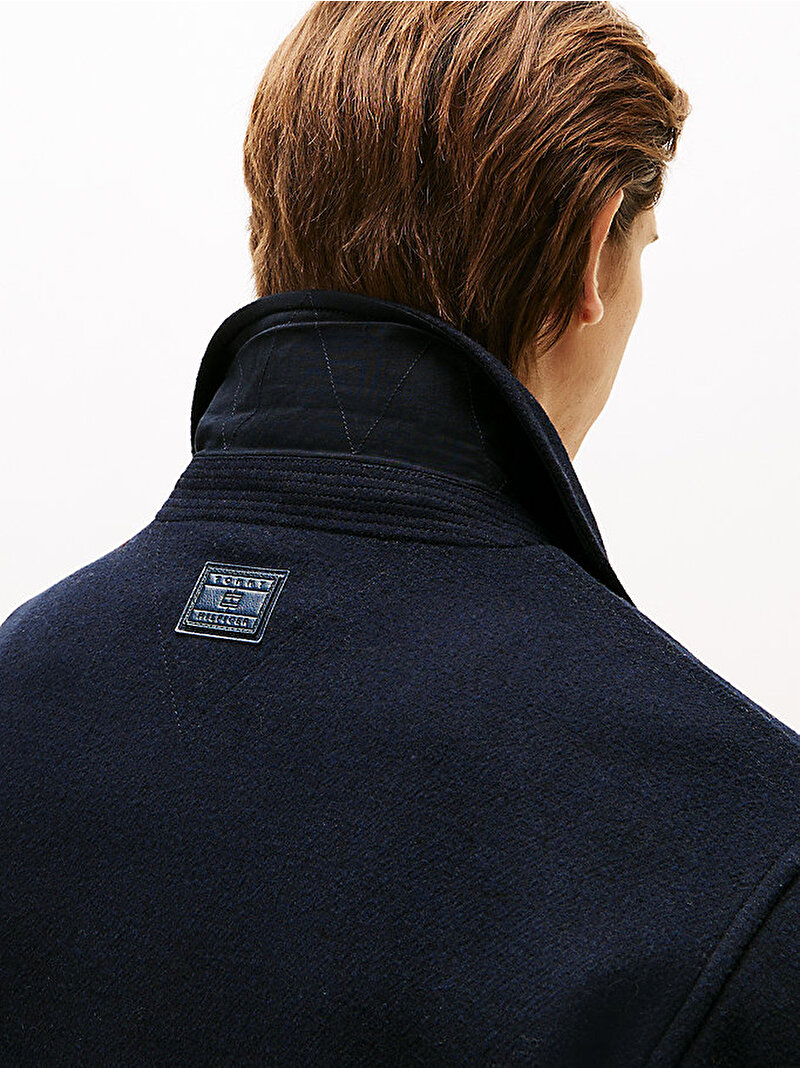 Erkek Wool Ivy Ceket Lacivert MW0MW40621DW5