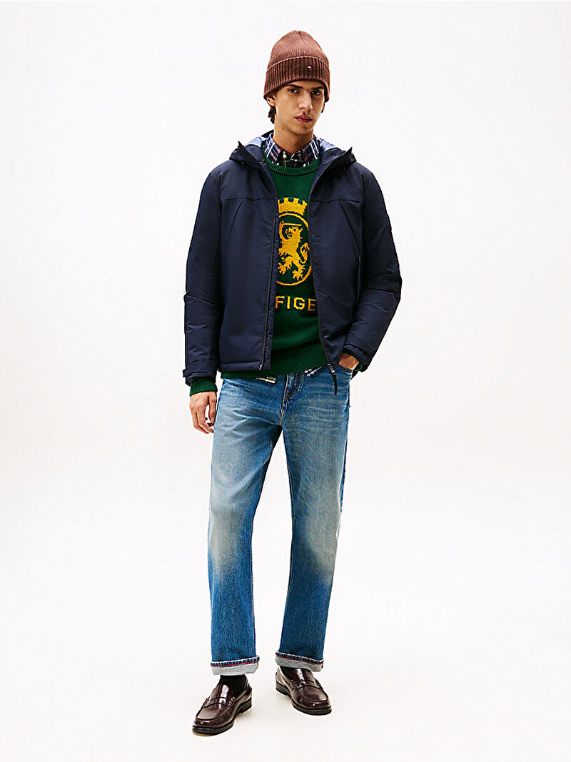 Erkek Tech Hooded Short Mont Lacivert MW0MW41363DW5