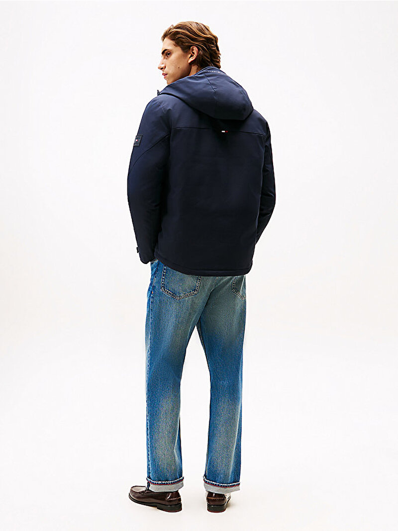 Erkek Tech Hooded Short Mont Lacivert MW0MW41363DW5