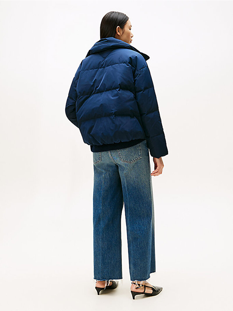 Kadın Crest Down Regular Mont Lacivert WW0WW47294C1G