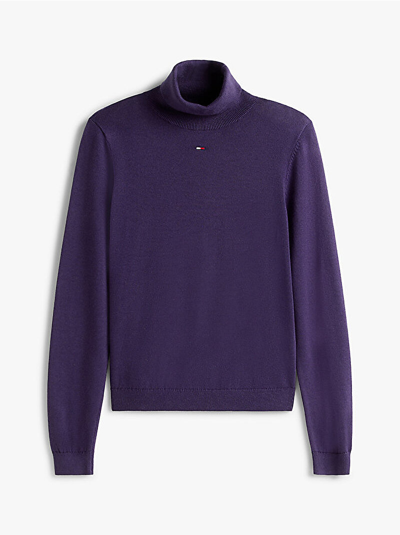 Kadın TJW Essential Turtleneck Kazak Lacivert DW0DW21672VLY