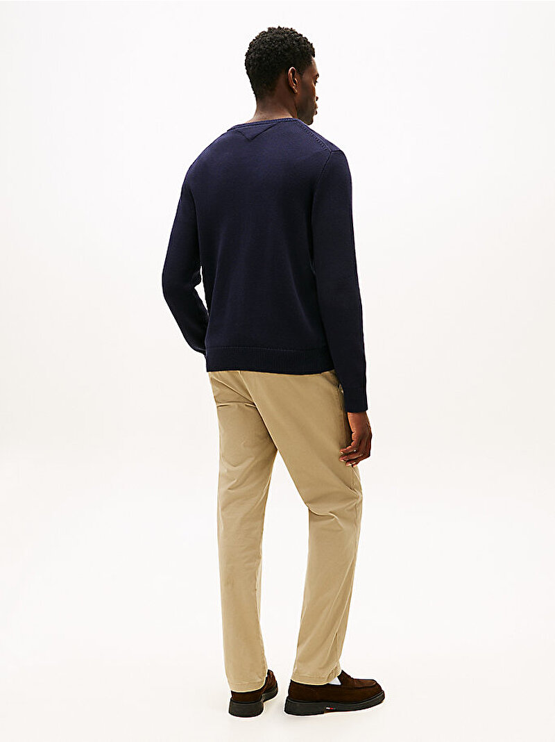 Erkek Gifting Crest Crew Kazak Lacivert MW0MW40841DW5