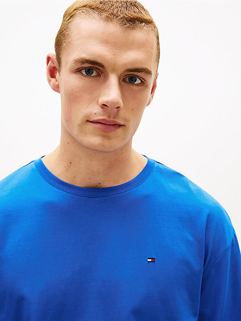 Erkek Flannel Pijama Terlik Seti Mavi  UM0UM036010V1