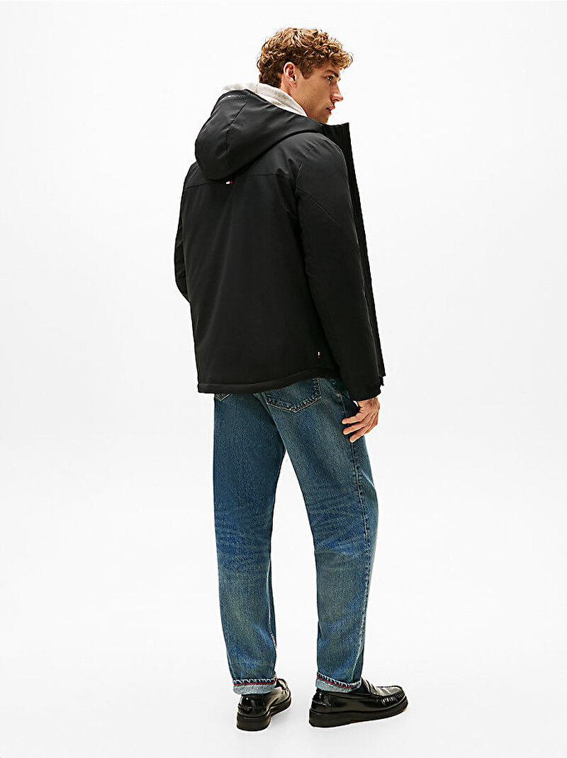 Erkek Tech Hooded Short Mont Siyah MW0MW41363BDS